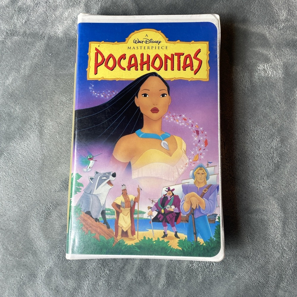Walt Disney | POCAHONTAS | MASTERPIECE |‎ VHS | Stock 5741 | SEALED | CLAMSHELL